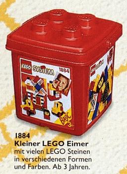 LEGO Small Bucket (1884-1) set