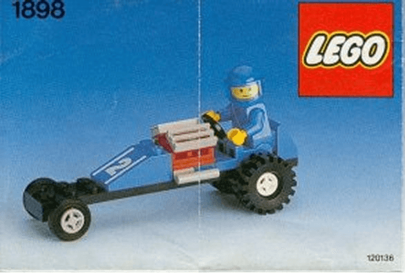 LEGO Weetabix Dragster polybag (1898-1) set, 1989