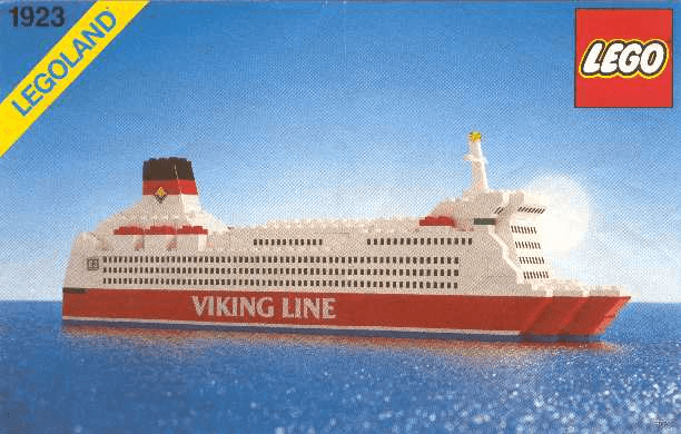 LEGO Viking Line Ferry (1923-1) set, 1989
