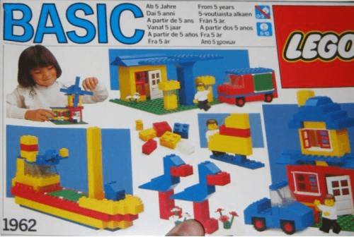 LEGO Basic Building Set (1962-1) set, 1985