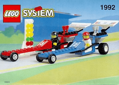 LEGO Dragsters (1992-1) set, 1993