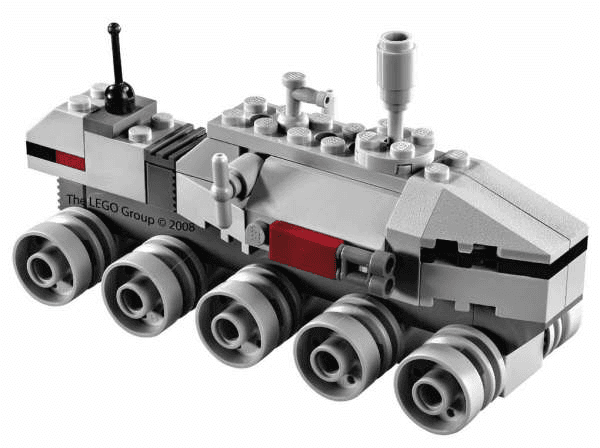 LEGO Clone Turbo Tank - Mini polybag (20006-1) set, 2008