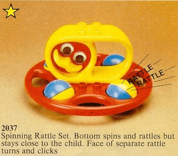 LEGO Spin-A-Coaster (2037-1) set, 1983