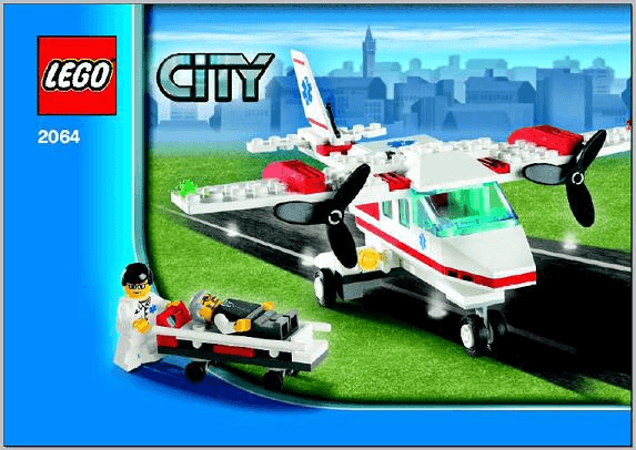 LEGO Air Ambulance Plane (2064-1) set, 2007