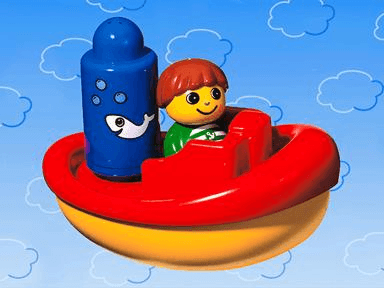 LEGO Bathtime Boat (Tug Boat Tommy) (2098-1) set, 1997