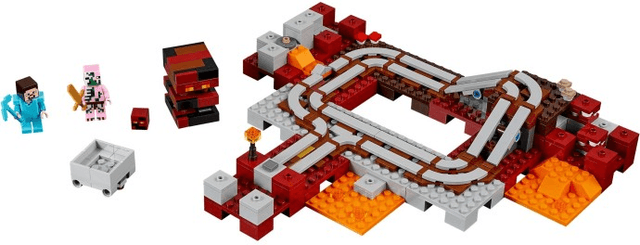 LEGO The Nether Railway (21130-1) set, 2017