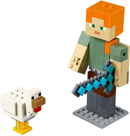 LEGO Minecraft Alex BigFig with Chicken (21149-1) set