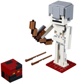 LEGO Minecraft Skeleton BigFig with Magma Cube (21150-1) set