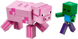 LEGO BigFig Pig with Baby Zombie (21157-1) set