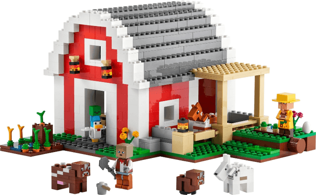 LEGO The Red Barn (21187-1) set, 2022
