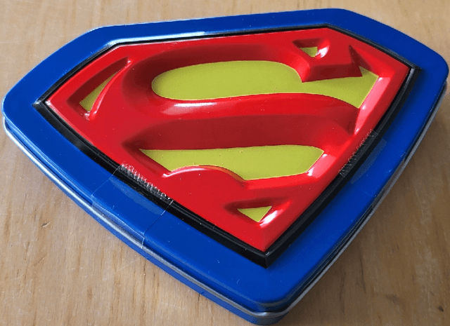 LEGO Superman metal box {Logo Shaped Box Version} (212504-2) set, 2025