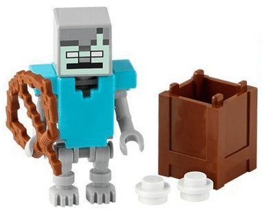 LEGO Advent Calendar 2025, Minecraft (Day 17) - Stray with Diamond Armor and Bow (21280-18) set, 2025