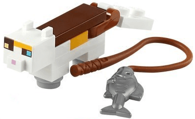 LEGO Advent Calendar 2025, Minecraft (Day  8) - Calico Cat with Fish (21280-9) set, 2025