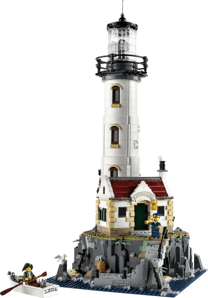 LEGO Motorized Lighthouse (21335-1) set, 2022