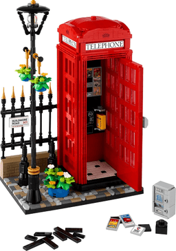 LEGO Red London Telephone Box (21347-1) set