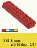 LEGO 2 x 8 Bricks (215-2) set