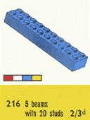 LEGO 2 x 10 Bricks (216-1) set
