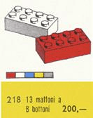 LEGO 2 x 4 Bricks (218-2) set