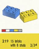 LEGO 2 x 3 Bricks (219-1) set