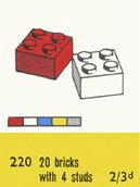 LEGO 2 x 2 Bricks (220-1) set