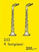 LEGO Light Masts (233-1) set