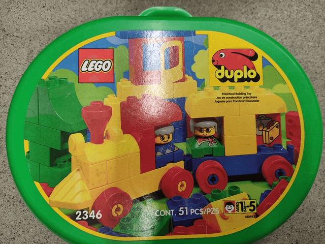 LEGO Train Oval Suitcase (2346-1) set, 1996