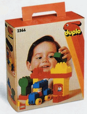 LEGO House and Car (2366-1) set, 1987