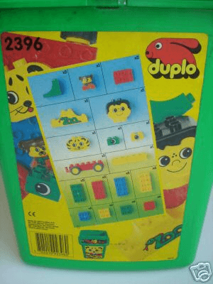 LEGO Zoo Bucket (2396-1) set, 1994