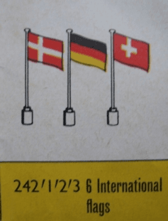 LEGO 6 International Flags -1- (242.1-1) set, 1963