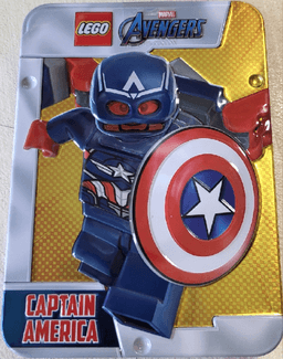 Captain America metal box {Rectangular Box Version}