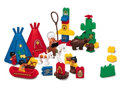 LEGO Big Chief's Camp (2436-1) set, 1998