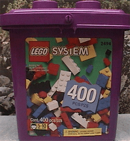 LEGO 400-Piece Purple Bucket (2494-1) set
