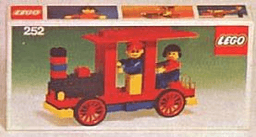 LEGO Locomotive with Driver & Passenger (252-1) set