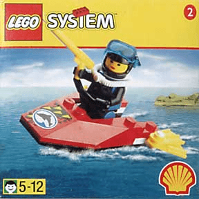 LEGO Divers Jet Ski (2536-1) set, 1998