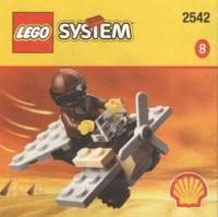 LEGO Adventurer Plane (2542-1) set, 1998