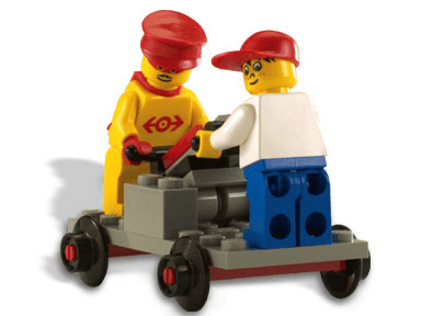 LEGO Handcar (2585-1) set, 1998
