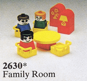 LEGO Family Room (2630-1) set, 1980