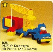 LEGO Truck with Crane (2638-1) set, 1987