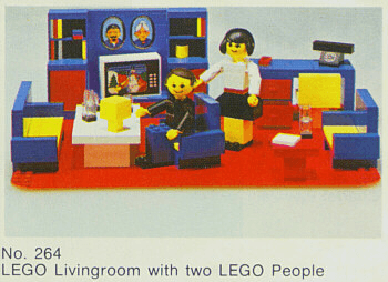 LEGO Living Room Set (264-1) set, 1974