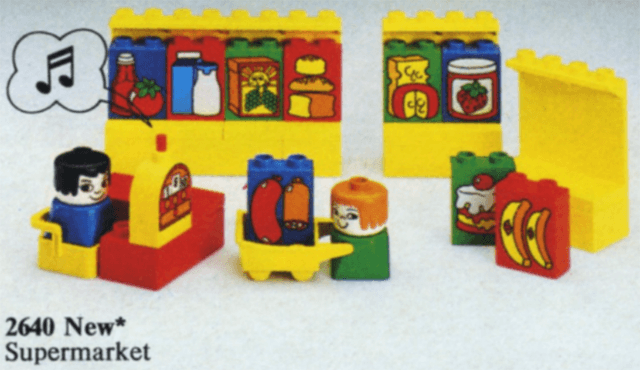 LEGO Grocery Store (Supermarket) (2640-1) set, 1980