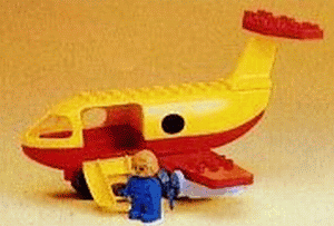 LEGO Jumbo Plane (2641-2) set, 1988