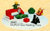 LEGO Crocodile and Sea Lion (Zoo Feeding Time/Pool Pals) (2662-1) set, 1990