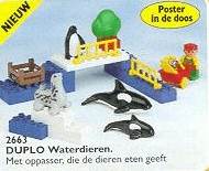LEGO Water Animals (2663-1) set, 1995