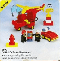 LEGO Fire Heliport (2692-1) set, 1995