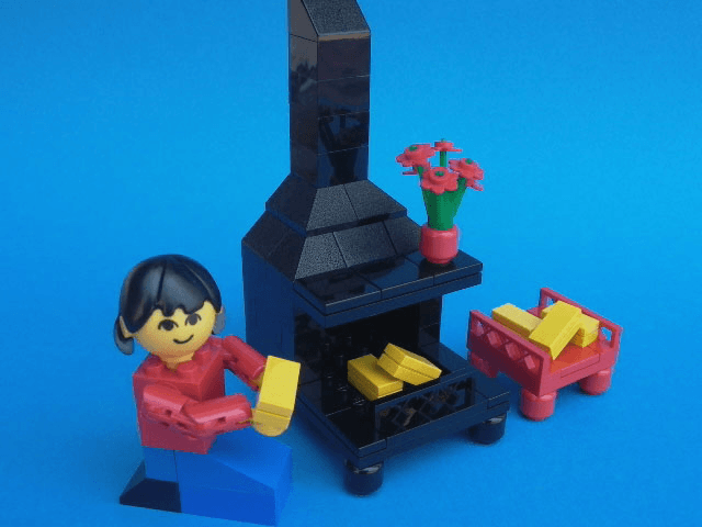 LEGO Fireplace (277-1) set, 1977