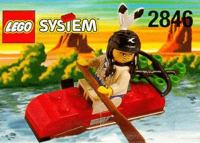 LEGO Indian Kayak (2846-1) set, 1997