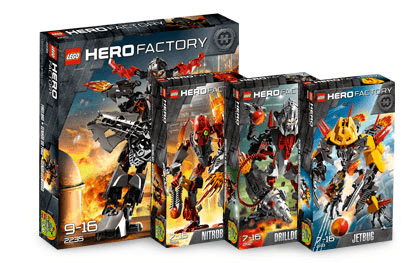LEGO Hero Factory Fire Villains Collection (2856227-1) set, 2011
