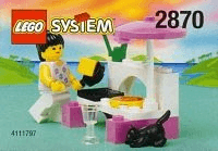 LEGO Paradisa Barbeque (2870-1) set, 1997