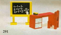 LEGO Blackboard and School Desk (291-1) set