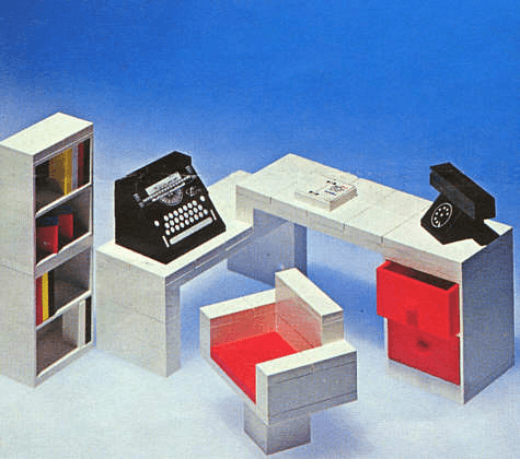 LEGO Secretary's Desk (295-1) set, 1974